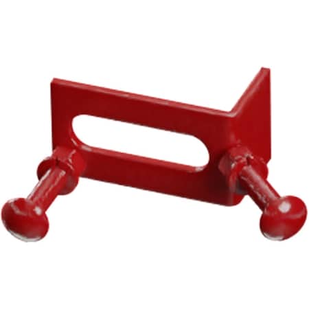 Ekena Millwork Premium Barn Door Corner Converging Bracket, Regal Red GB6001OCRR